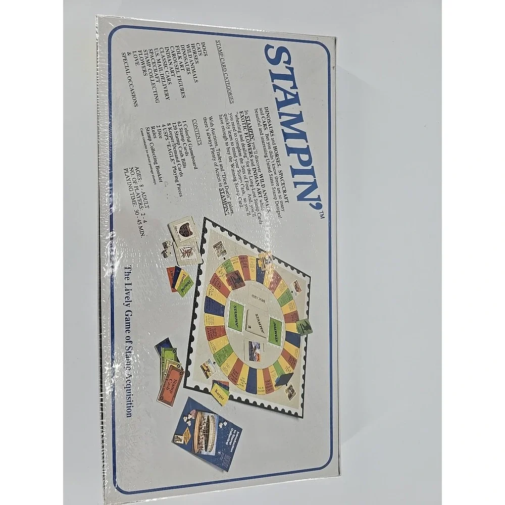 Stampin The Lively‎ Game of Stamp Acquisition USPS Postal Mail Carrier Gift New